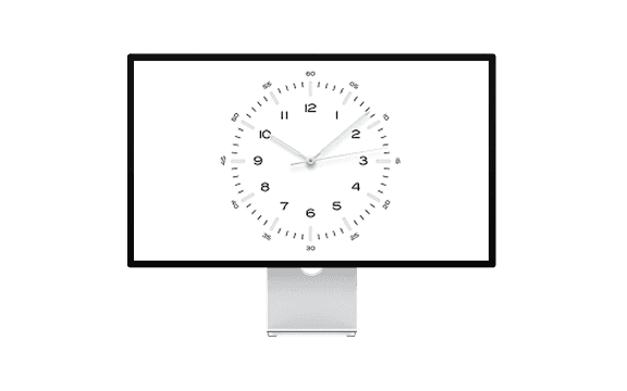 Bauhaus Digital Clock